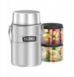 Thermos Ételtároló Termosz két Thermos edényrel 173070 1, 39L Inox (173070)