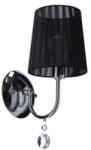  Aplica de perete SORENTO 1X40W E14 Crom Abajur Negru