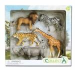 CollectA Set 5 figurine pictate manual Animale din Savana Africana (COL84108WB) Figurina