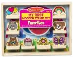 Melissa & Doug Primul meu set de stampile Melissa & Doug - Obiecte favorite (MD31902)