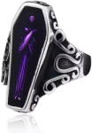 NNM пръстен Purple Coffin - SS8-501R