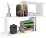 haaus Etajera Rico V2, Alba, L 100 x l 25 x H 65 cm (916954)