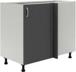 haaus Corp Baza Colt Karo, Antracit/Alb, 98 x 50 x 80 cm (912840)