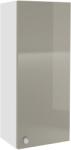 haaus Corp Baie Zaria, Suspendat, 1 Usa, Gri Lucios/Alb, MDF, L 30 x l 22 x H 72 cm (922603)