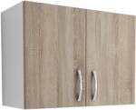 haaus Corp Superior Hota Karo, Stejar Sonoma Inchis/Alb, 60 x 30 x 45 cm (912031)