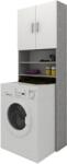 haaus Dulap Masina de Spalat Fyn, Beton/Alb, 65 x 27 x 190 cm (911560)