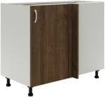 haaus Corp Baza Colt Karo, Stejar Bronz/Alb, 98 x 50 x 80 cm (912802)