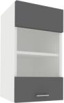 haaus Corp Superior Karo, O Usa, cu sticla, Antracit/Alb, 40 x 30 x 60 cm (917531)