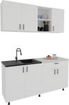 haaus Bucatarie Roma, Alb, L 160 cm (925444)