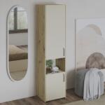 haaus Dulap Malmo, 2 Usi, cu spatiu, Stejar Artisan/Argila, 50 x 42 x 200 cm (922924)