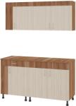 haaus Set Bucatarie Reno, Prun/Ulm Deschis, L 150 cm (910037)