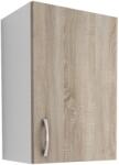 haaus Corp Superior Karo, 1 Usa, Stejar Sonoma Inchis/Alb, 40 x 30 x 60 cm (912017)