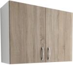 haaus Corp Superior Karo, 2 Usi, Stejar Sonoma Inchis/Alb, 80 x 30 x 60 cm (912024)