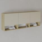 haaus Dulap suspendat Malmo, 3 Usi, Stejar Artisan/Argila, 164 x 27 x 60 cm (922849)