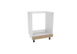 haaus Corp Cuptor Karo, Lemn Natural/Alb, 60 x 50 x 80 cm (505288)