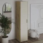 haaus Dulap Malmo, 1 Usa, cu polite, Stejar Artisan/Argila, 42 x 52 x 200 cm (922863)