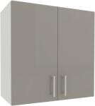 haaus Corp Superior Karo, 2 Usi, Gri Lucios/Alb, MDF, 60 x 30 x 60 cm (924140)