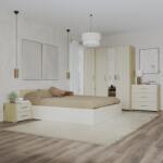 haaus Set dormitor Malmo V8, Pat 200 x 140 cm, Stejar Artisan/Argila (923501)