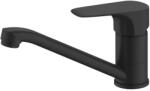 haaus Baterie Bucatarie Sanobi Black, pipa medie, Negru, cartus ceramic D 35 mm (96530)