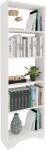 haaus Biblioteca Vivy, 4 Polite, Alb, 57 x 23 x 180 cm (924836)