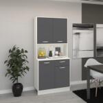 haaus Bufet Oma, Antracit/Alb, L 84 cm (922078)