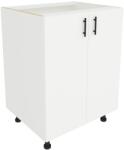 haaus Corp Baza Karo, 2 Usi, Alb, 60 x 50 x 80 cm (917036)