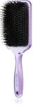 BrushArt Hair Boar bristle paddle hairbrush perie de par cu peri de mistret Metallic Lilac 1 buc