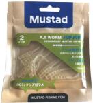 Mustad Aji Worm Bachi-Bachi 5cm Clear Rainbow Glitter (F1.M.BCI2001)