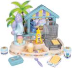 Smoby Bar de plajă cu înghețată Stitch Beach Bar Smoby aparat de vafe 12 accesorii de la 3 ani (SM312509) Bucatarie copii