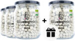 BrainMax Pure 3+1 INGYENES: BrainMax Pure Blueberry fehér csokoládéban, BIO, 165 g *CZ-BIO-001 tanúsítvány