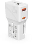 Xmart Бързо Зарядно устройство с преходници за различни стандарти Xmart G525, 25W PD, Бяло, 26357 (26357)
