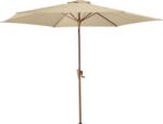 ROJAPLAST WOOD Dönthető napernyő, bézs, 3 m (607/305)