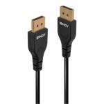 Lindy Кабел LINDY LNY-36462, от DisplayPort(м) към DisplayPort(м), 2m, 8K@60Hz, черен (LNY-36462)