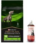 PRO PLAN PRO PLAN Veterinary Diets HA hipoallergén száraz kutyatáp 11kg + LAB V lazacolaj kutyáknak és macskáknak 1000ml