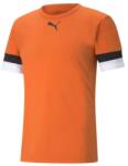 PUMA Férfi futballmez - PUMA teamRISE Jersey KICSI fekete|narancssárga|sárga