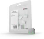 Lindy 10 USB Port Locks GREEN no Key (LD40461)