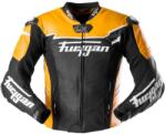 Furygan Geacă moto din piele Furygan Signature 55 negru-galben (FUR6041-107BLYW)