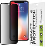 Techsuit Folie pentru iPhone X / XS / 11 Pro - Techsuit 111D Privacy Full Glue - Black