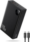 Baseus Acumulator Extern pentru Laptop, USB, 2x Type-C, 24000mAh, 140W - Baseus Adaman (P10021508113-00) - Black