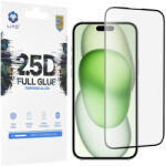 LITO Folie pentru iPhone 15 Plus - Lito 2.5D FullGlue Glass - Black