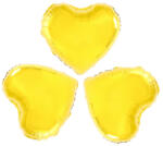 PartyPal Fólia lufi, arany szív, 25 cm, 3 db/cs