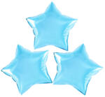 PartyPal Fólia lufi, világos kék csillag, 25 cm, 3 db/cs