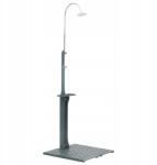 vidaXL Kerti zuhany, antracit, fa (48208)