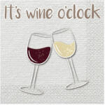 Amscan It's wine o'clock szalvéta 16 db-os 33x33 cm (DPA9920093)