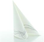 Sovie HoReCa Mank textilhatású szalvéta 40x40 cm 50 lap/csomag Alex ezüst