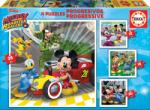 Educa - Puzzle 4v1 Mickey - 1 - 39 piese Puzzle