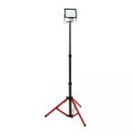 Lightex Стойка за прожектор, единична, max. 1.6m, червен + сив - Lightex (631AD0000040)