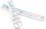 JVD Curea din piele JVD RJ7223.2 14mm, argintiu, pentru copii