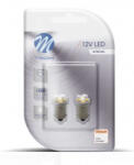 m-tech BA9S LED 4x3528 SMD fehér színű, pár (72LB009W) (72LB009W)