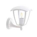 OPTONICA LED Lámpatest E27-es Foglalattal Oldalfali Kültéri Matt Fehér Ip44 9302
